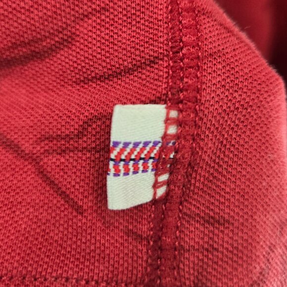 Tommy Bahama Red Santiago MLB Washington Nationals 100% Cotton Polo Shirt Large - Picture 8 of 12